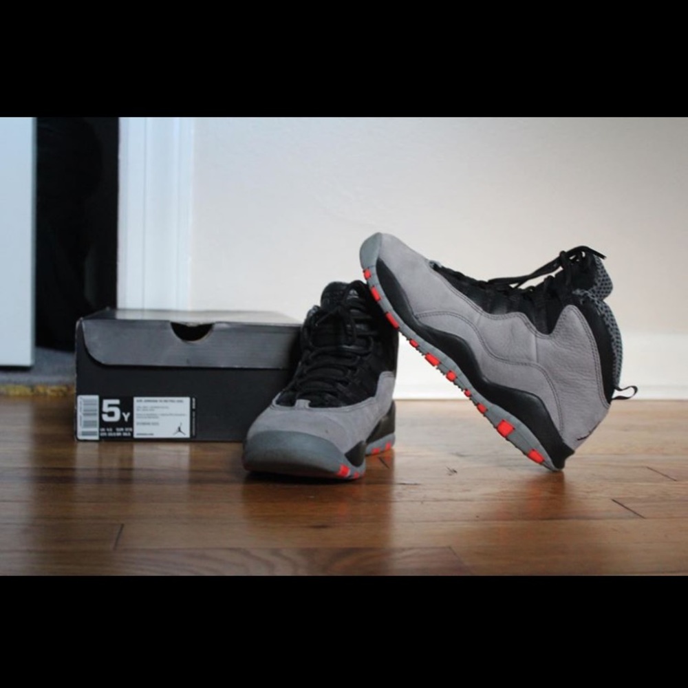 Jordan Retro 10s “Cool Grey / Infrared”